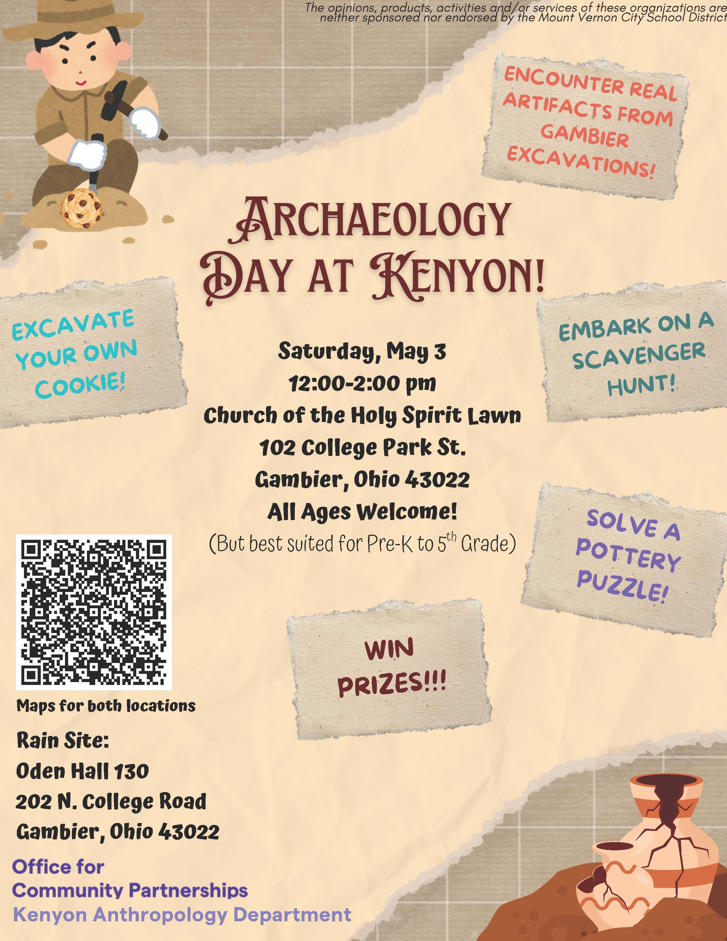Archaeology Day at Kenyon!